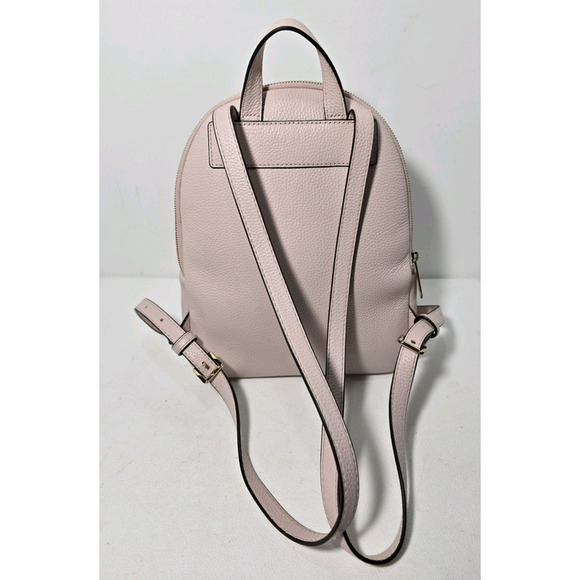 MICHAEL KORS Women’s Erin Medium Pebbled Leather Backpack Fawn MSRP $358 - Picture 6 of 14